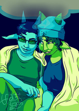 Transmasc Terezi and Nepeta
